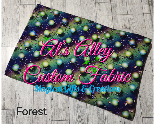 Glowing Orbs Forest- Digital Download