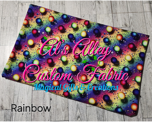 Glowing Orbs Rainbow - Digital Download