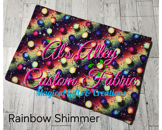 Glowing Orbs Rainbow Shimmer - Digital Download