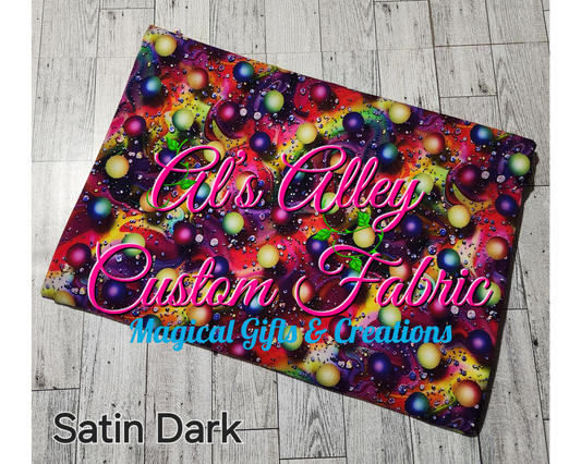 Glowing Orbs Satin Dark - Digital Download