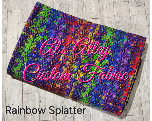 Knitrageous Rainbow Splatter - Digital Download