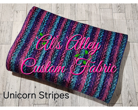 Knitrageous Unicorn Stripes - Digital Download