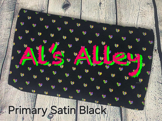 Love Spectrum Hearts Primary Satin Black - Digital Download