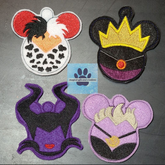 Villains Felt Ornaments