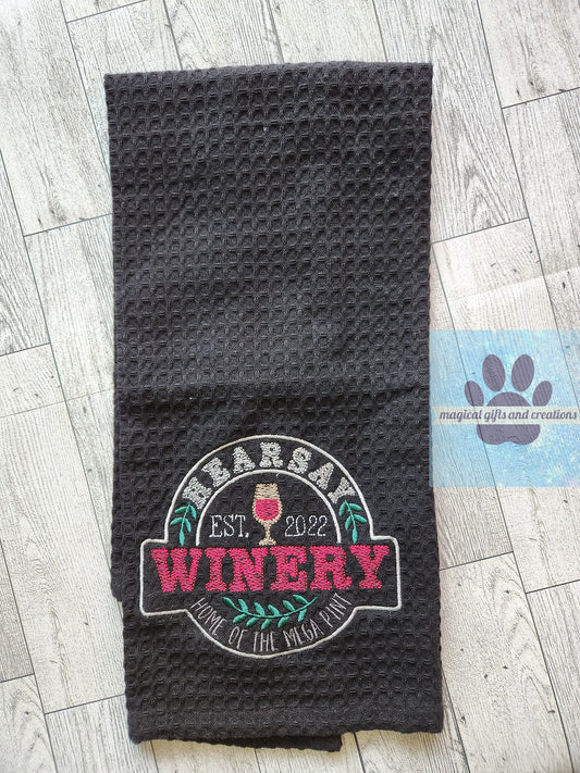 Winery Dish Towel