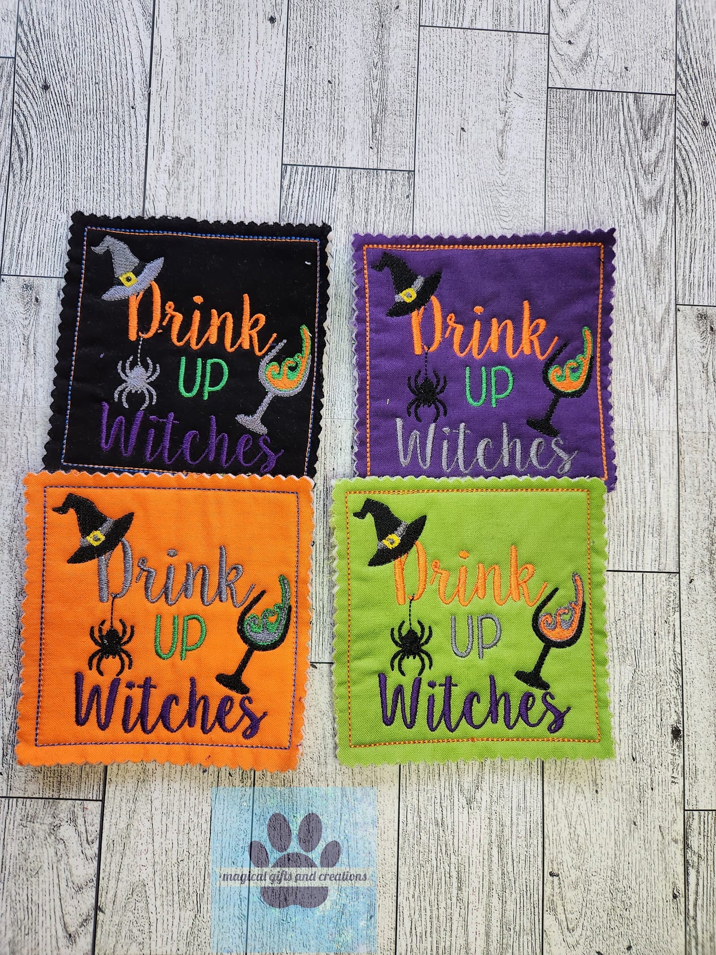 Witch Coasters Set of 4