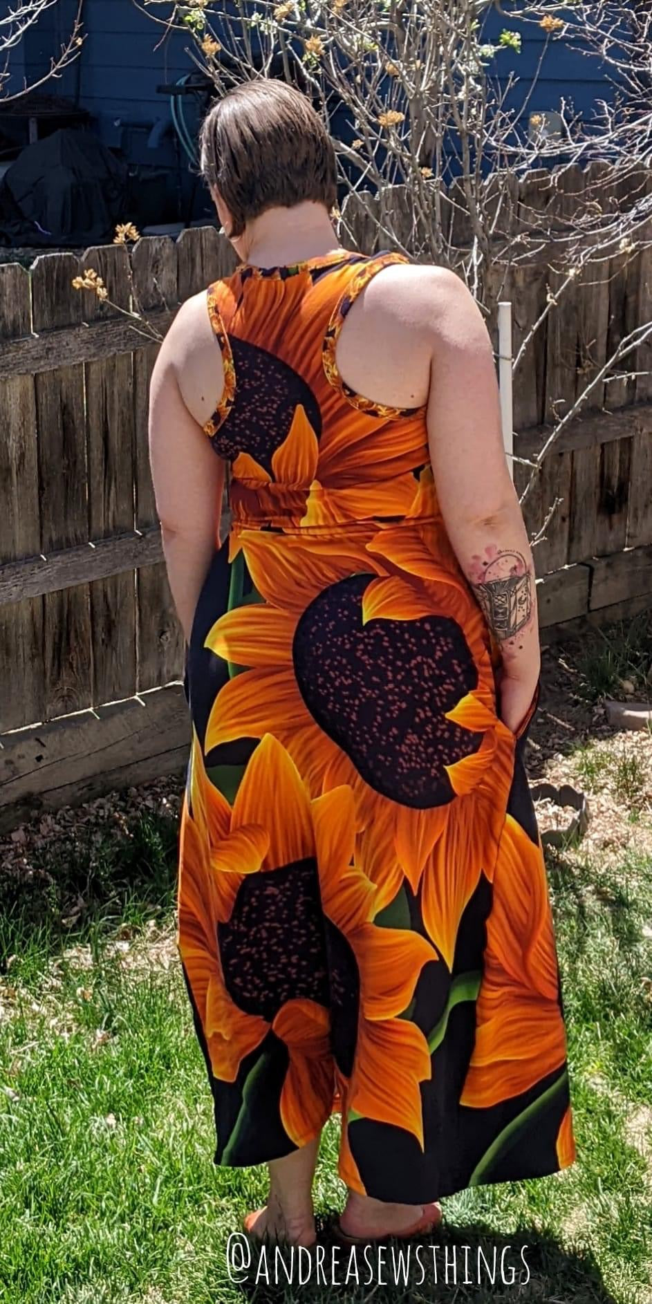 PREORDER Sunflowers Maxi Panel