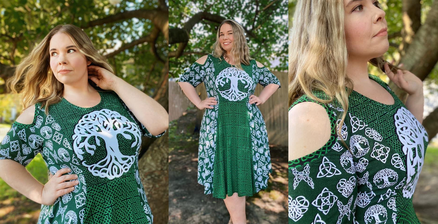 RETAIL Celtic Green Knots Coord