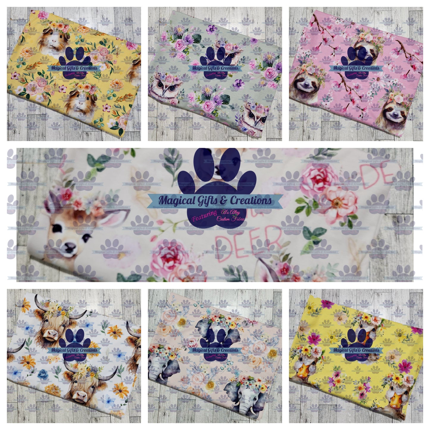 PREORDER Floral Animals