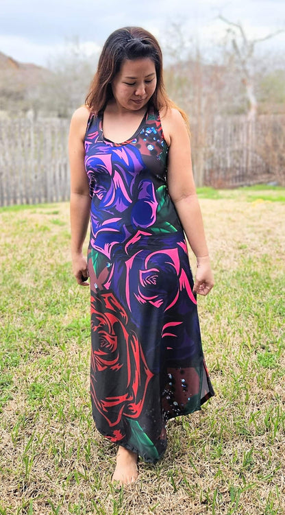 PREORDER Blinged Roses Maxi Panel