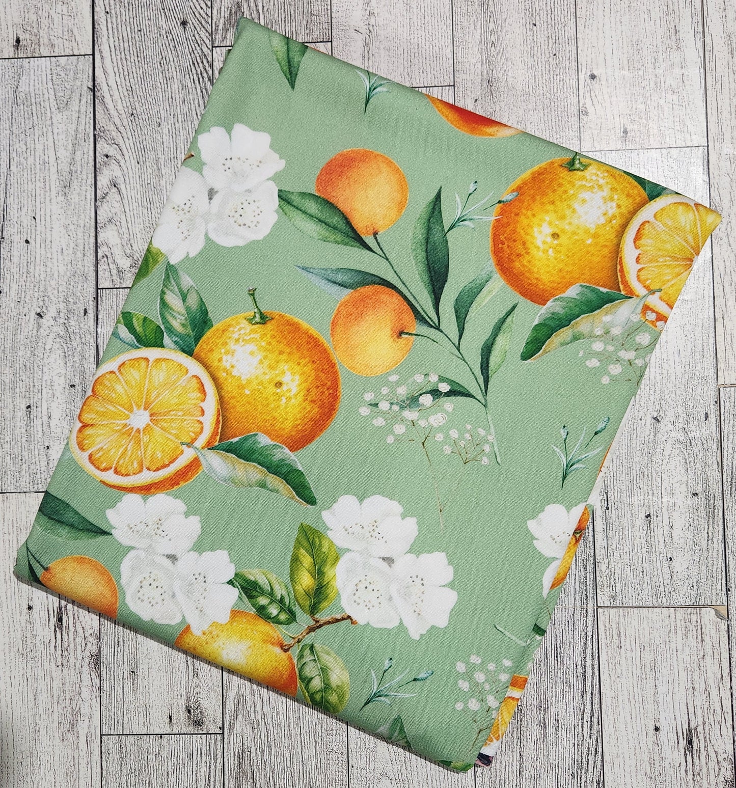 RETAIL Canvas Light Floral Oranges