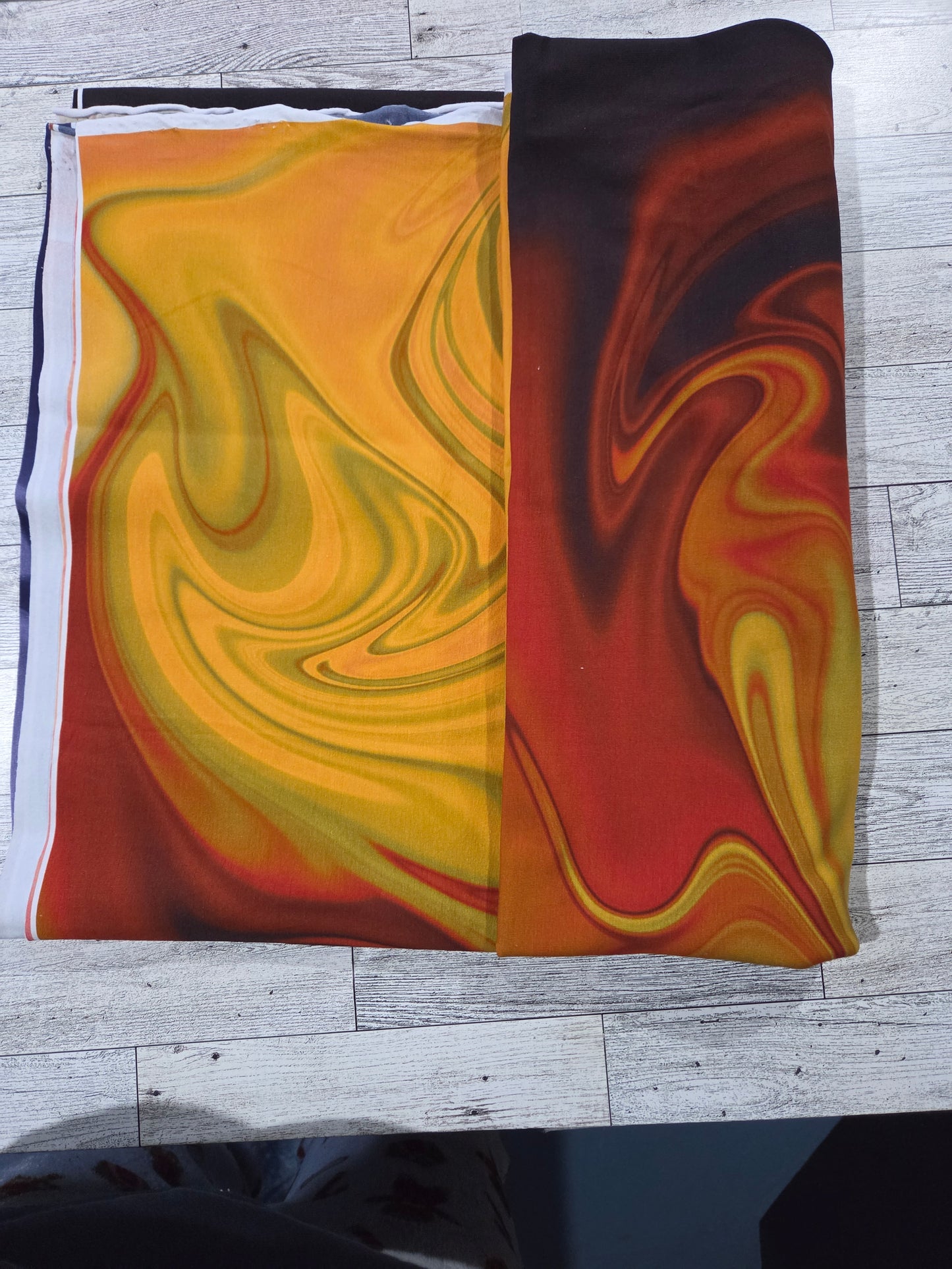 RETAIL Cotton Spandex Liquid Ombre Jack O Lantern Jive Small Set