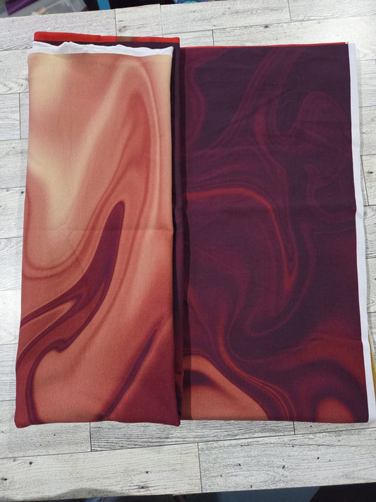 RETAIL Cotton Spandex Liquid Ombre Peppermint Mocha Small Set