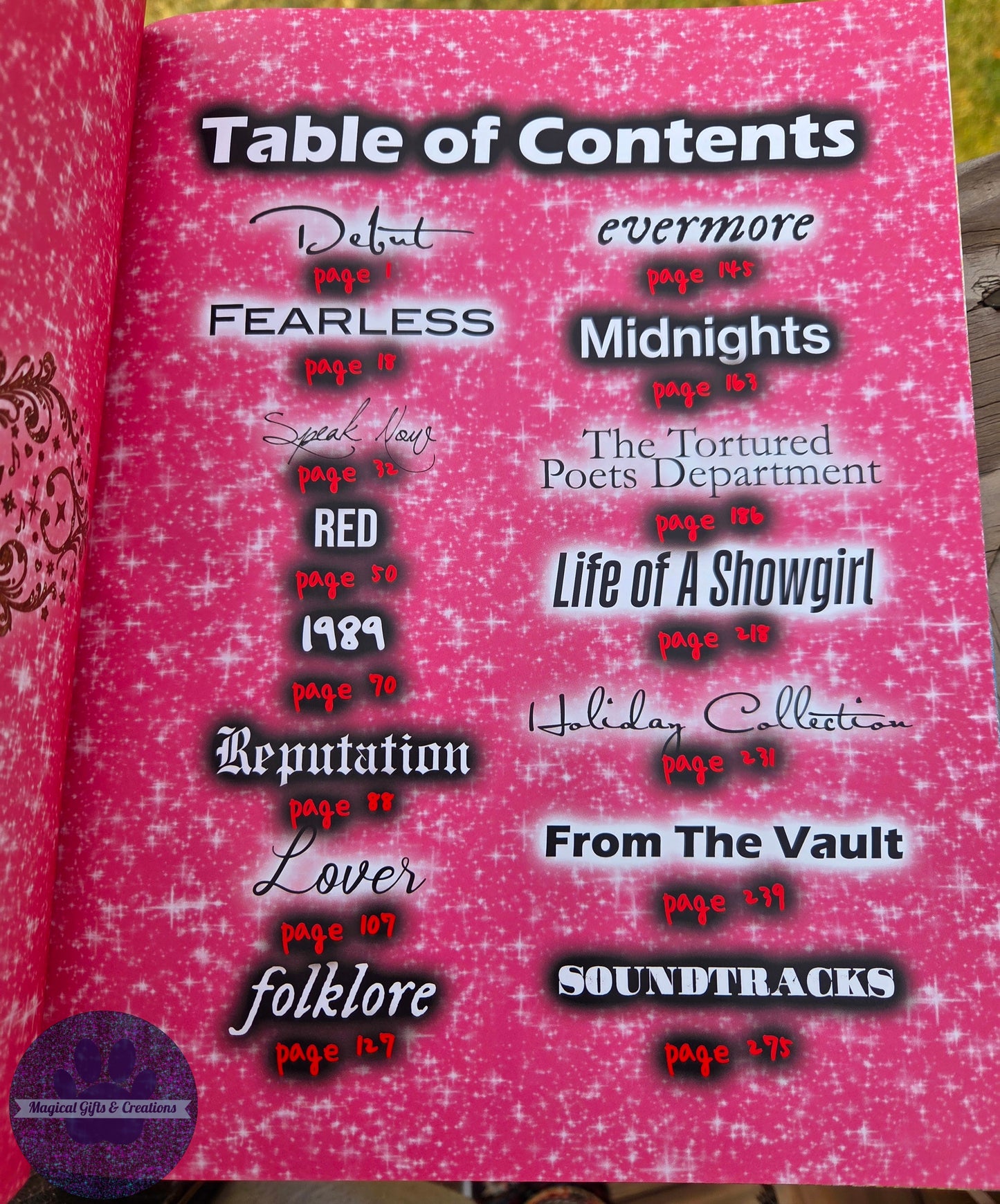 TS Unofficial Lyric Book