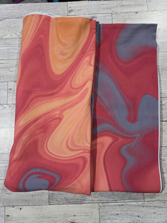 RETAIL Cotton Spandex Liquid Ombre Cozy Autumn Small Set