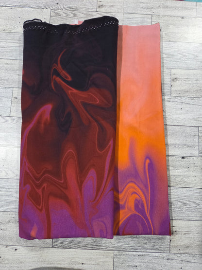 RETAIL Cotton Spandex Liquid Ombre Spooky Small Set
