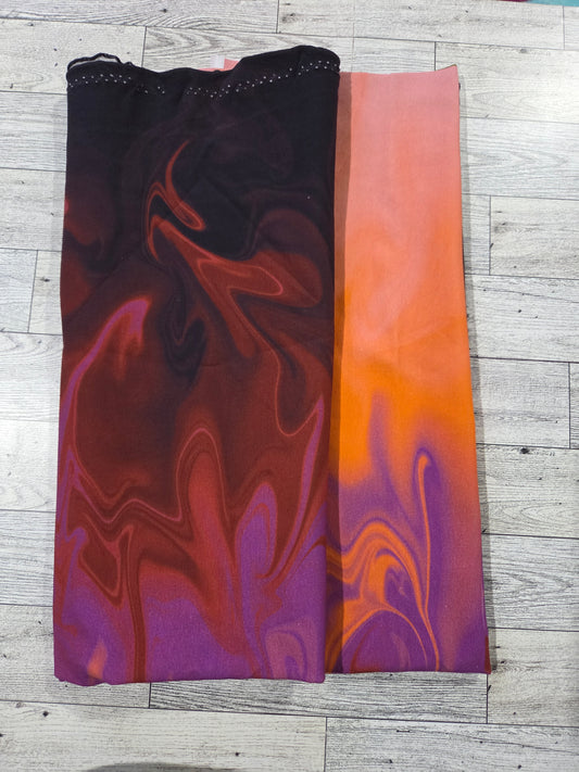 RETAIL Cotton Spandex Liquid Ombre Spooky Small Set