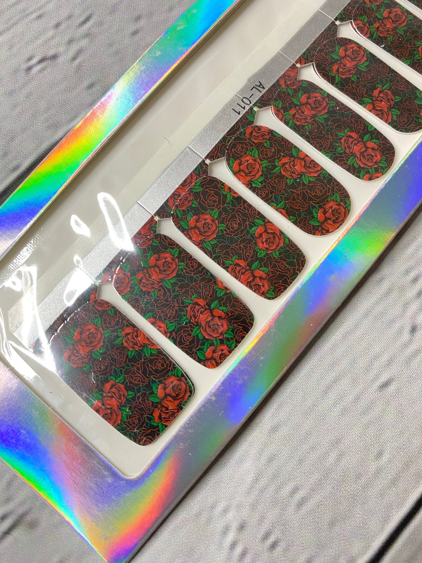 Nail Strips Lace Roses