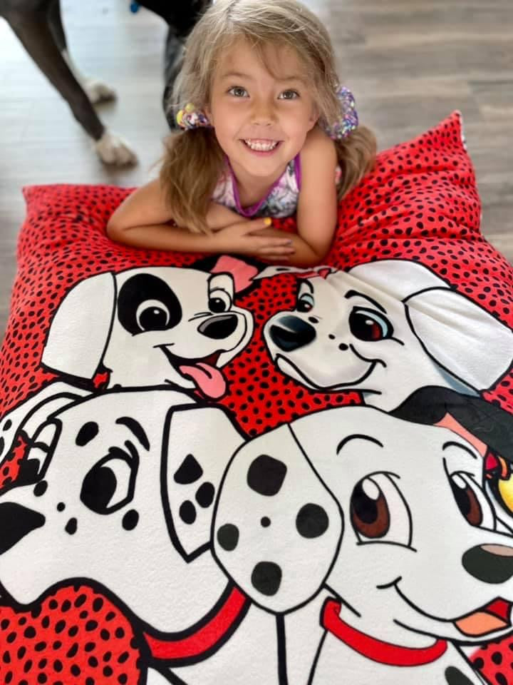 PREORDER Dalmatians Toddler Blanket Topper